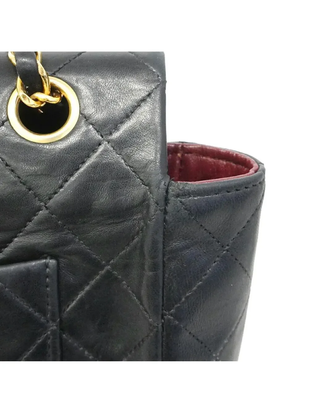 Chanel Vintage Cc Chain Flap Bag #287641C37B